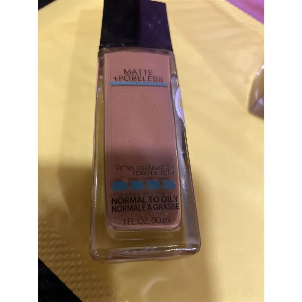 Maybelline New York‎ Fit Me #358 LATTE Matte+Poreless Foundation 1oz- Lot Of 2